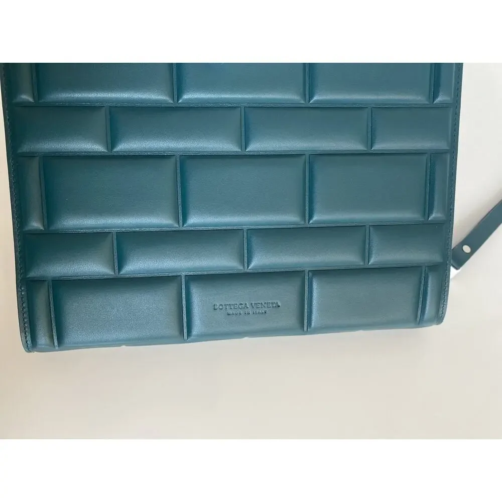 Bottega Veneta Butter Calf Leather Document Case Green 592855 NWT $1900